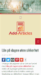 Mobile Screenshot of add-articles.com
