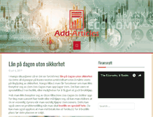 Tablet Screenshot of add-articles.com